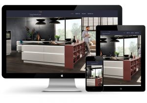 TM Kitchens website, designed by Web Extra